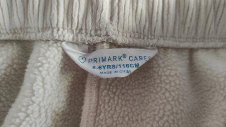 Tepláky dívčí teplé, primark,116