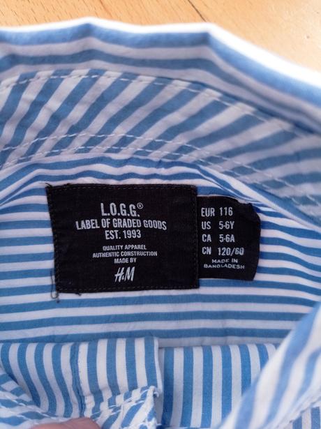 Košile 116 h&m l.o.g.g., h&m,116
