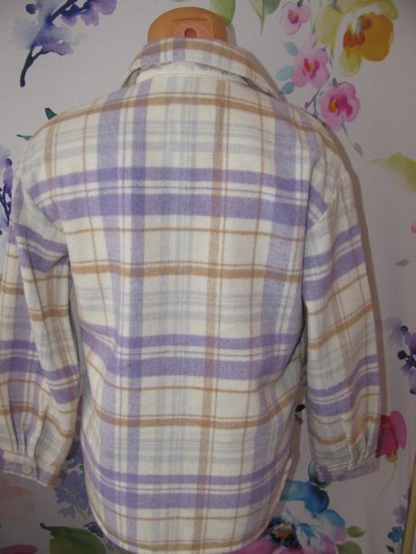 Dívčí károvaná bundokošile se zapínáním, sinsay,152