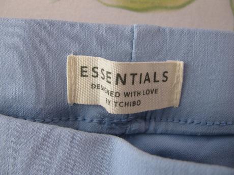 Elastické přiléhavé kalhoty,světle modré, tchibo,38