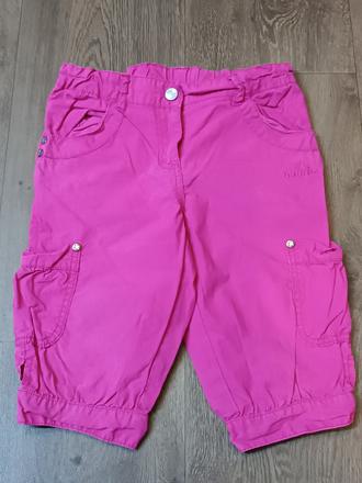 Dívčí plátěné 3/4 kalhoty,zn. lewro, vel. 116/122, lewro,116