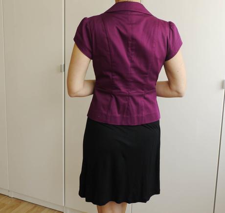 Fialove sacko s kratkym rukavem vel. 34 h&m, h&m,34