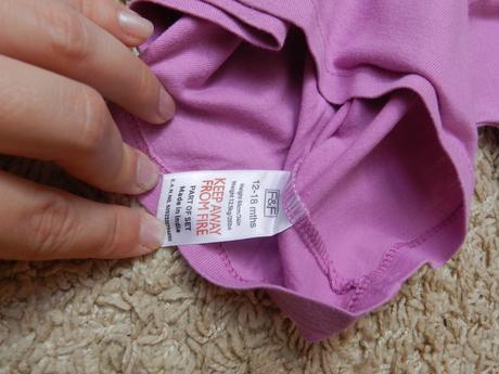 Triko dlouhý rukáv fialové, f&f,86