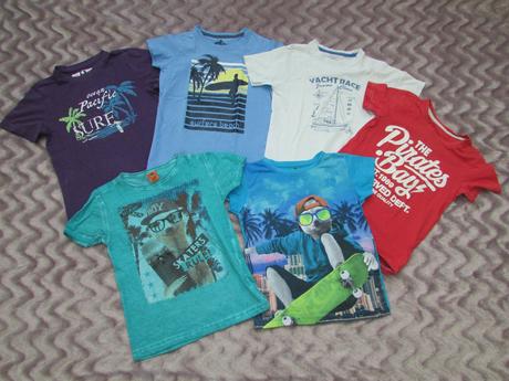 6x tričko, 104–116