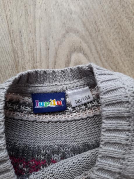 Pletené šaty, lupilu,98