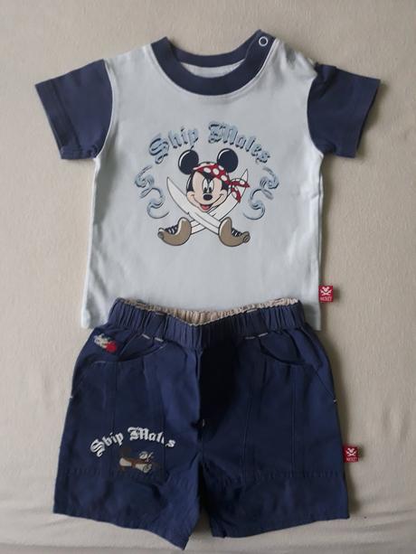 Souprava - tričko + kraťasy vel. 68, disney,68
