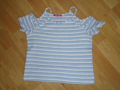 Tričko croptop proužek 10/11 let 140/146, young dimension,140