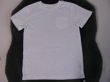 Bílé bavlněné tričko, st. bernard,134