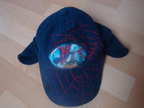 Kšiltovka - ušanka zimní - spider-man, 104