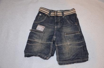 Frajerské riflové kraťasy vel. 110 cm (4-5 let), denim co,110