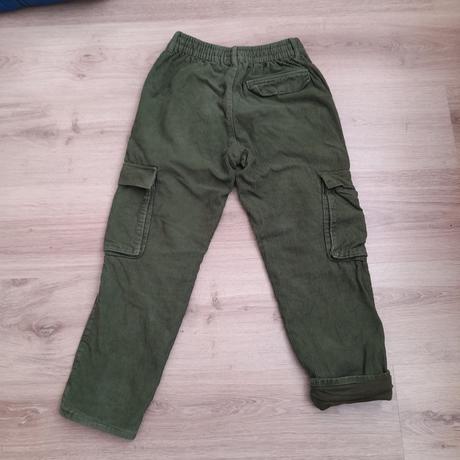 Dětské manšestrové kalhoty s podšívkou, h&m,v. 140, h&m,140