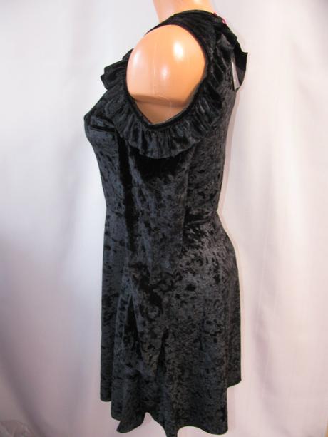 Velurové,elastické dívčí šaty, 164