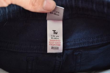 Kalhoty vel. 12 - 18 m, tu,86