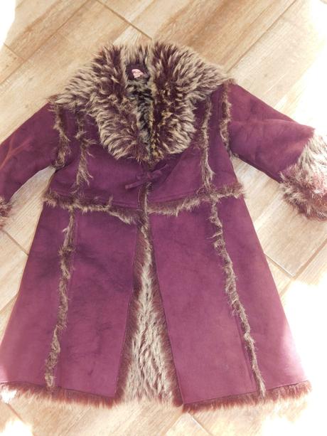Dívčí kabátek s kožíškem, monsoon,104