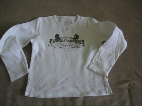 Bílé bavlěné triko k+l ruppert, vel. 6-7 let, 116