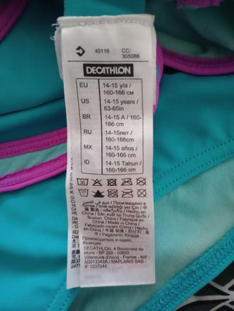 Dívčí plavky, decathlon,158