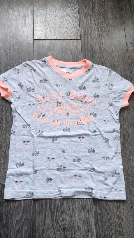 Šedo-oranžové tričko, pepco,116