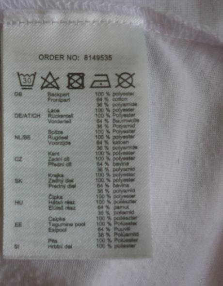 Bílý krajkový top takko fashion, takko,s