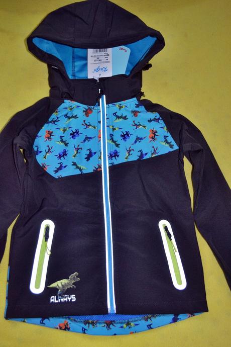 Podzimní kvalitní softshellové bundy,3-5let, kugo,98 / 104 / 110