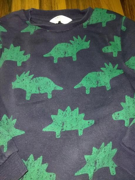 Mikina s dinosaury 110, marks & spencer,110