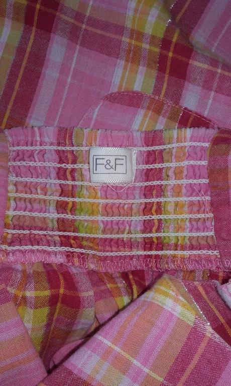 Káro šatky na ramienka f&f, f&f,122