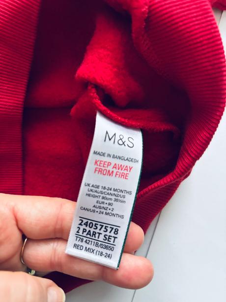 K1/ mikina vánoční - v.18/24 měs., 92