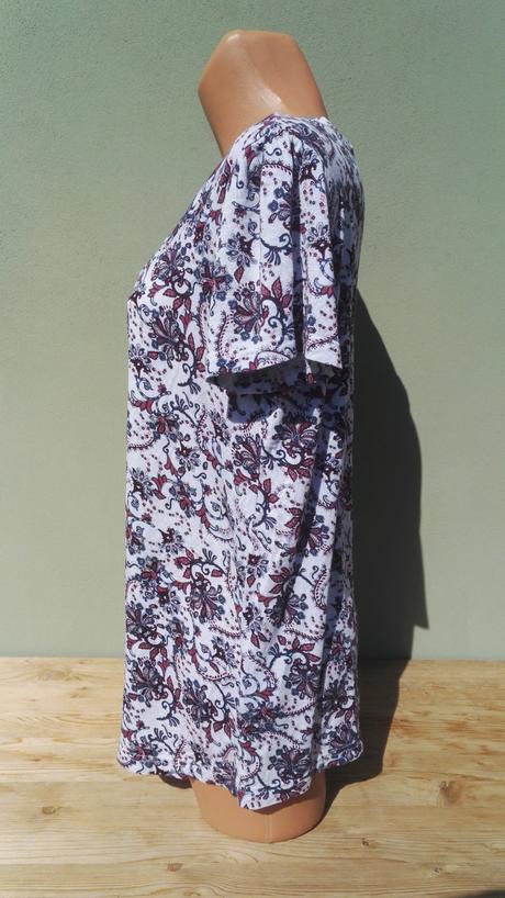 Květovaná blůzka tričko janina - vel.40, 40