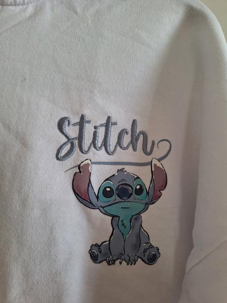 Mikina a šortky teplákový komplet stitch vel. 152, disney,152