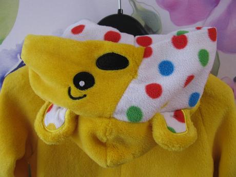 Krásný fleecový overal s kapucí na spaní, george,128