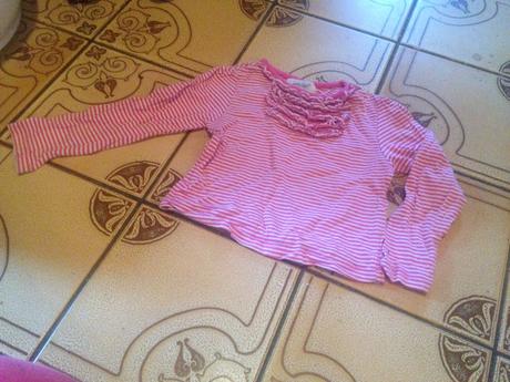 Dívčí halenka proužky, volánky, early days,68