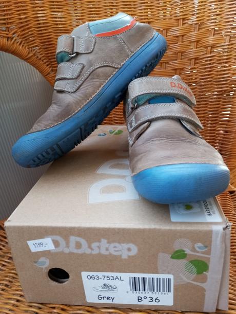 Kožené polobotky, d.d.step,36