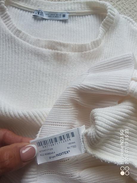 Tričko - slabší svetřík zn."zara" vel "s", zara,s