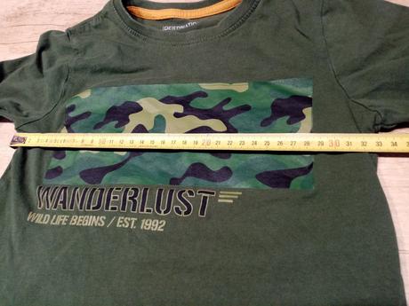 Maskáčové triko dlouhý rukáv vel. 122/128, 122