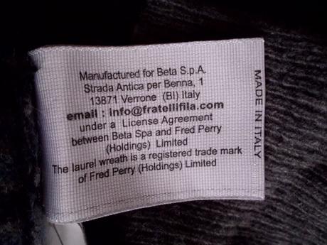 Fred perry vlna m-l, m