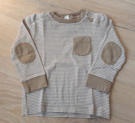Pruhovaná mikina, h&m,86
