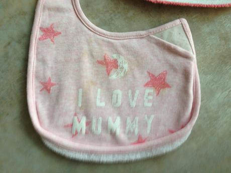 2 ks bavlněné bryndáčky zn. next holčička, 