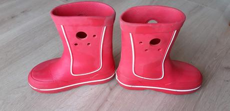 Holinky/gumáky/gumovky crocs hello kitty vel. 32-3, crocs,32
