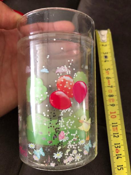 2x plast kelímek myška minnie princezna zámek, 