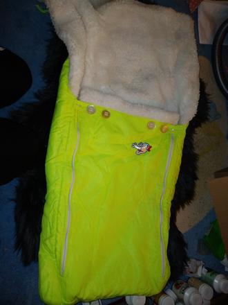 Dětský fusak ptáček do kočárku, saní, 