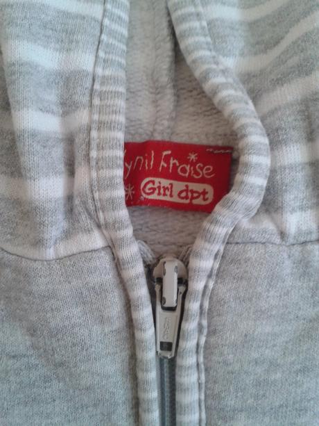 Mikina vynil fraise dívčí vel. 110, 110