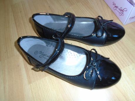 Baleriny vel 35 stélka 22,5 cm lakovky, 34 / 35