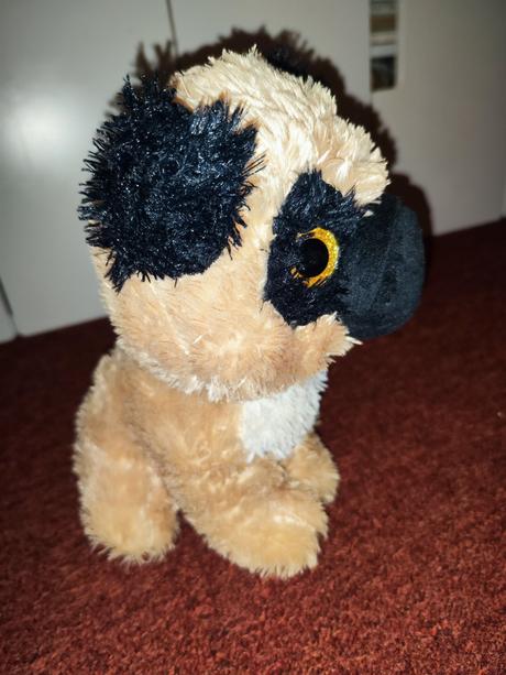 Plyšový pes mopslík, 