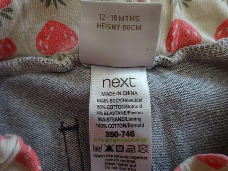 Komplet mikina a tepláky s jahodou, vel. 92, next,92