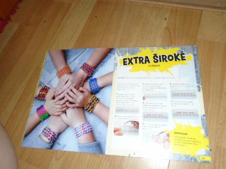 Gumičky loom bands gumičkování kniha,