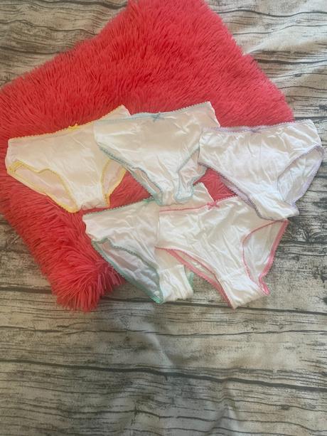 5x dívčí kalhotky f&f 7-8 let, f&f,122