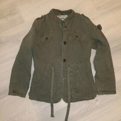 Khaki sáčko/sako v. 152, wislan, podšité flísem, 152