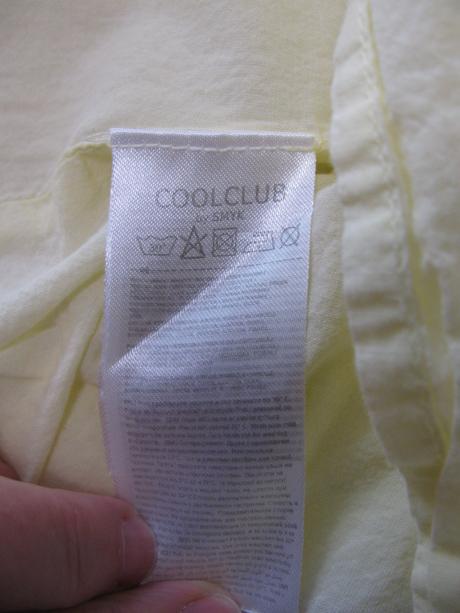 Krásné plátěné sv.žluté letní šaty s volánky, coolclub,86