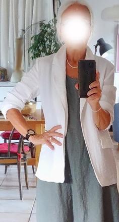 Bílé ležérní letní sako, pimkie,s