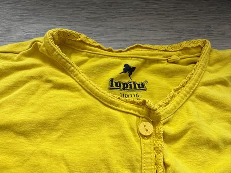 Dívčí žlutá slabá mikina lupilu, vel. 110/116, lupilu,110