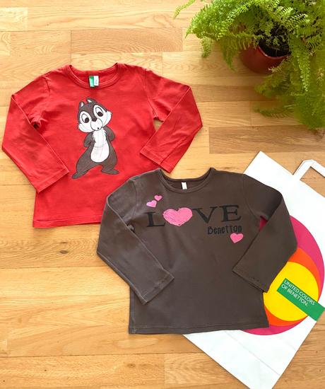 Benetton set 2x tričko 90, 18-24m, benetton,86